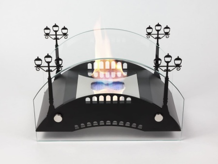 Настольный биокамин Lux Fire "Пушкинский мост" M Чёрный по цене 19 602 руб.