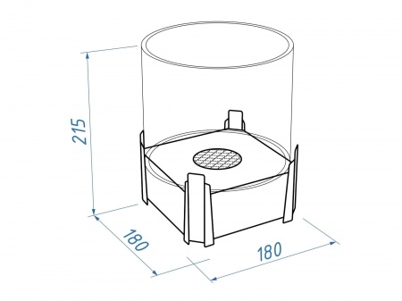 Настольный биокамин Lux Fire Зодиак "Рыбы" Чёрный по цене 15 000 руб.