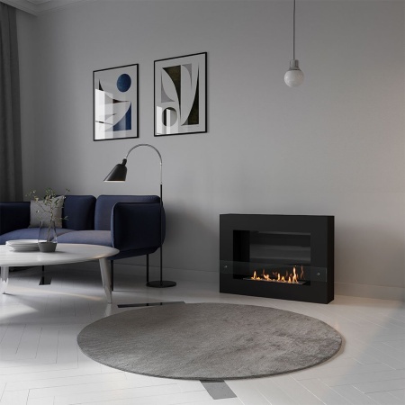 Биокамин SteelHeat WALL GRAND 900 черный, стемалит по цене 43 260 руб.