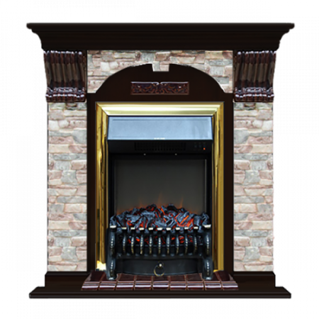 Арочный Грот цветной (венге)+Fobos Brass