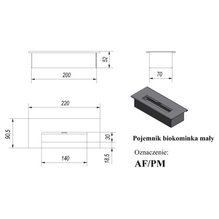 Биокамин Kratki DELTA QUBE (400*600) по цене 