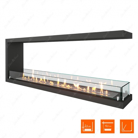 Биокамин торцевой SteelHeat Leader 1300 по цене 47 460 руб.