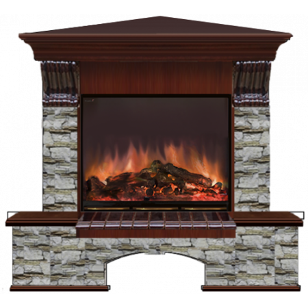 Бостон Алтай угловой (красное дерево)+Arte 23