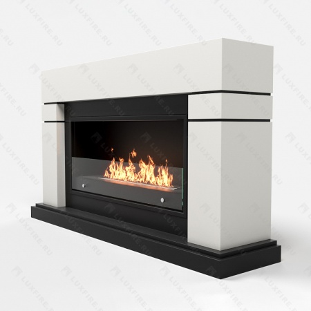 Биокамин Lux Fire с порталом Эльбрус 42, белый по цене 124 306 руб.