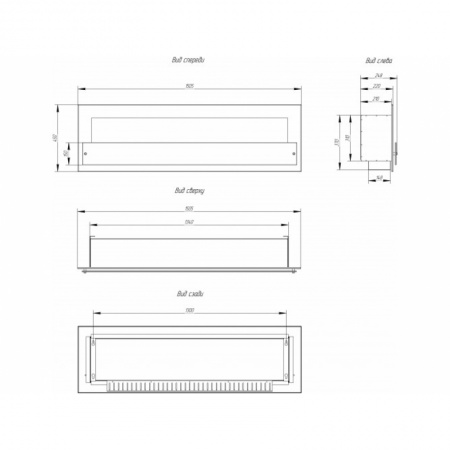 Биокамин Window 1000 Арома grey Биокамин Window 1000 Арома grey по цене 46 700 руб.